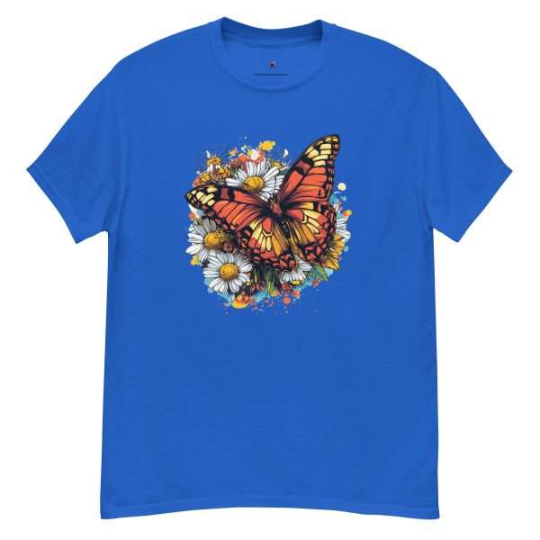 Butterfly Daisy Flower T Shirt